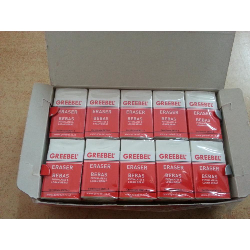 

penghapus greebel putih sekolah