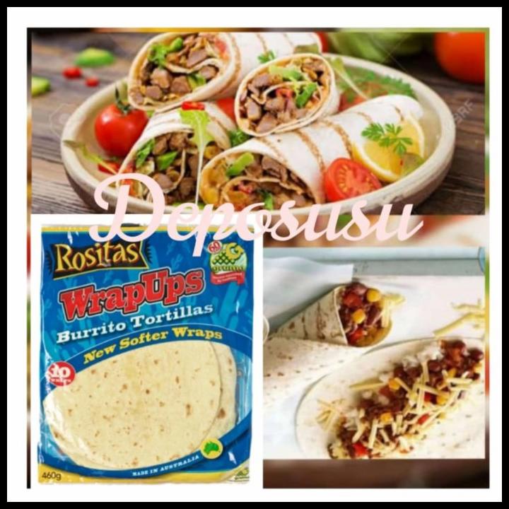 

TERBARUU!! Rositas Wrap ups Burrito Tortillas 10lembar 460g TERBARU