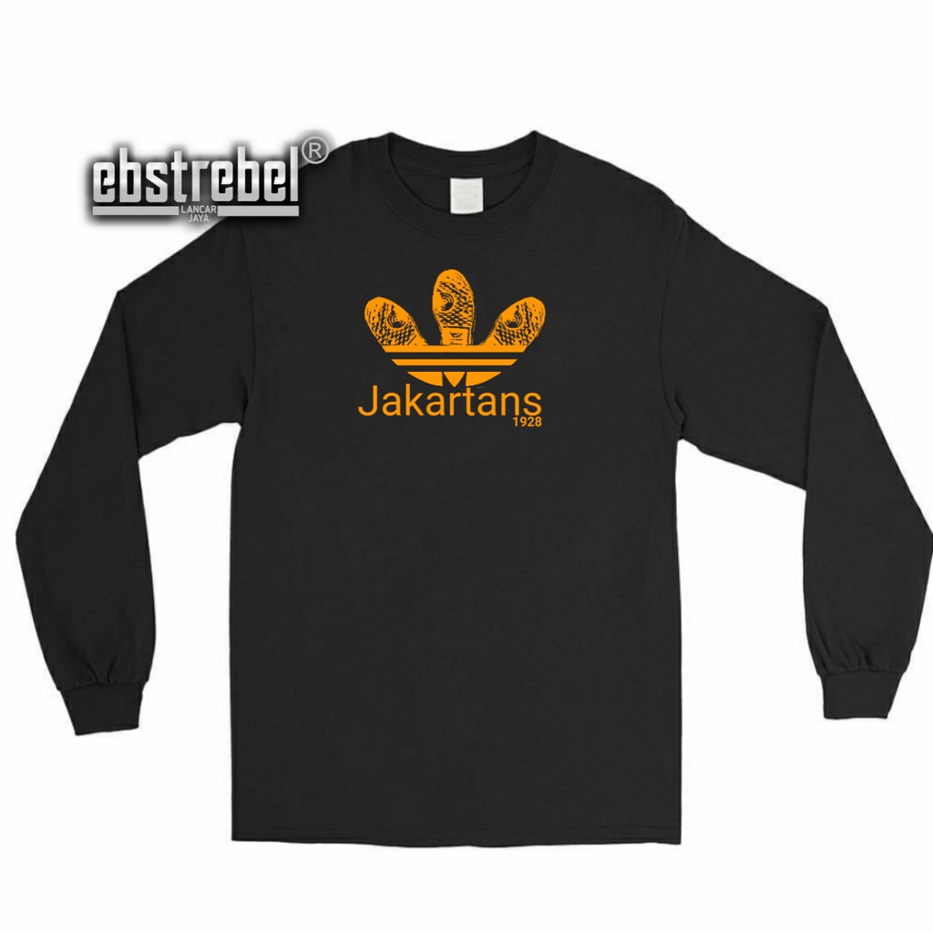 Tshirt baju kaos adidas jakartans lengan panjang longsleeve the jak persis solo arema persebaya PSIS