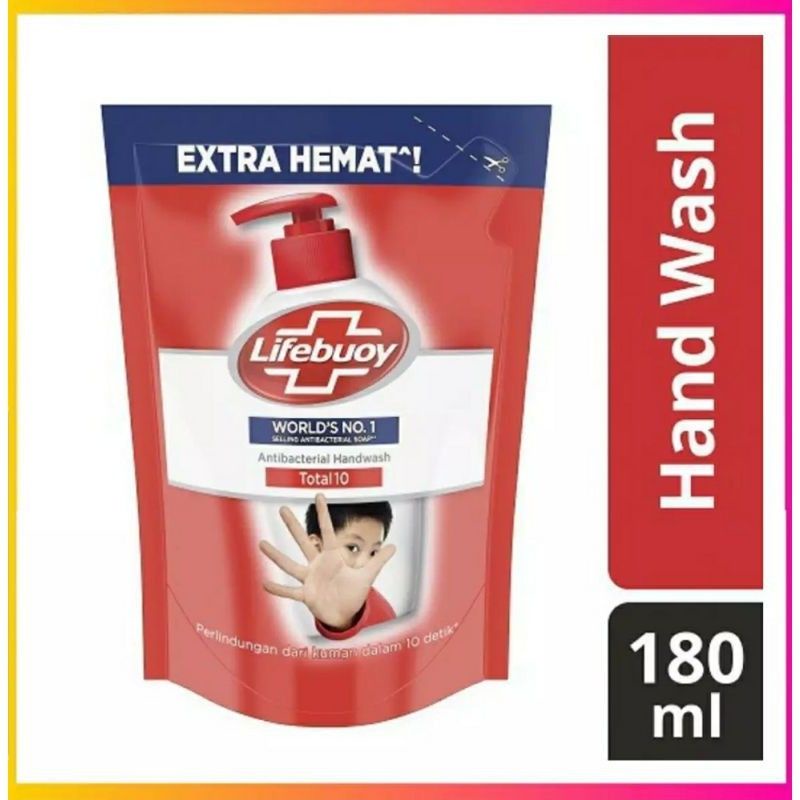 LIFEBUOY ANTIBACTERIAL HANDWASH MERAH 180ML