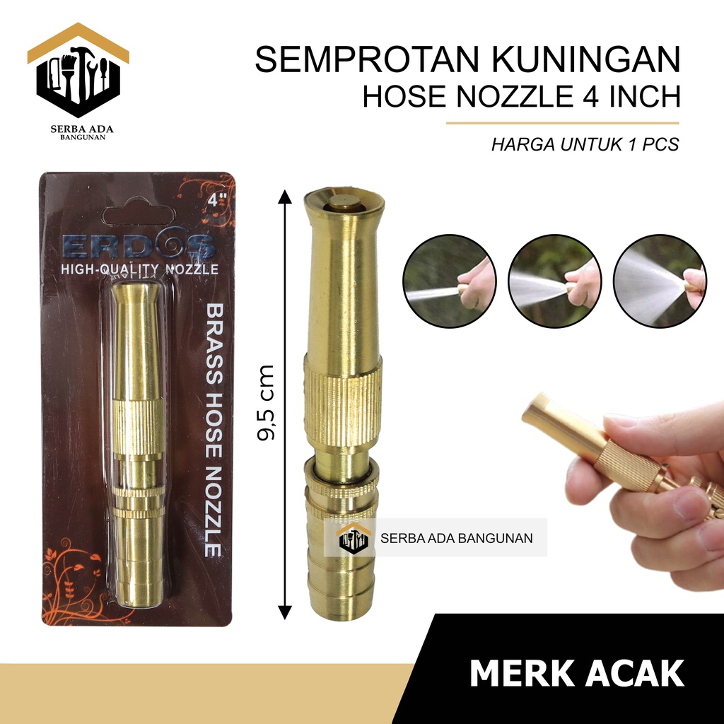 semprotan air lurus kuningan /  semprotan taman / alat cuci motor NOOZLE ANTI KARAT / tanaman bunga high quality