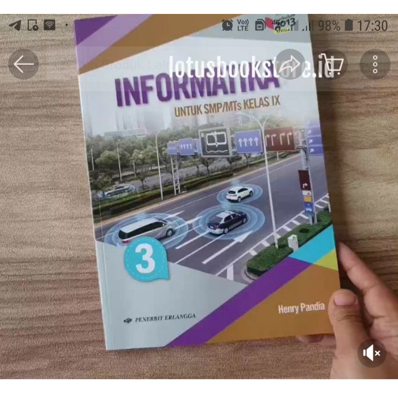 

buku Informatika kelas 9 SMP Erlangga original