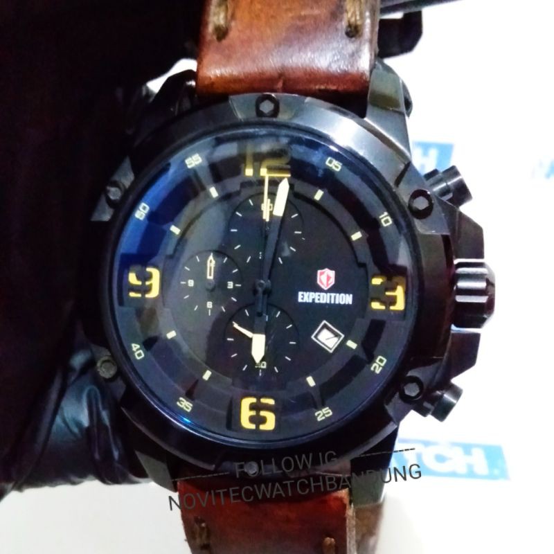 expedition E 6698M Chronograph cal mov't OS10 Jam tangan preloved second bekas berkualitas