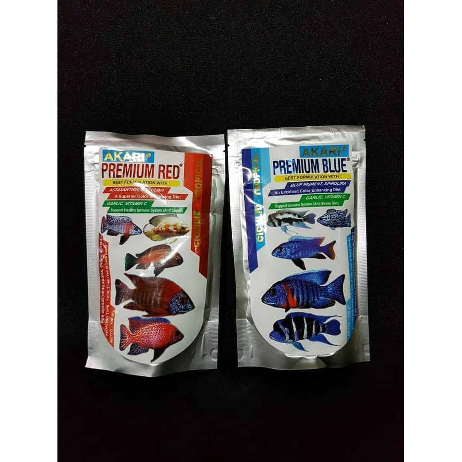 AKARI PREMIUM RED & BLUE 100GR ~< READYSTOCKKKKKK >~