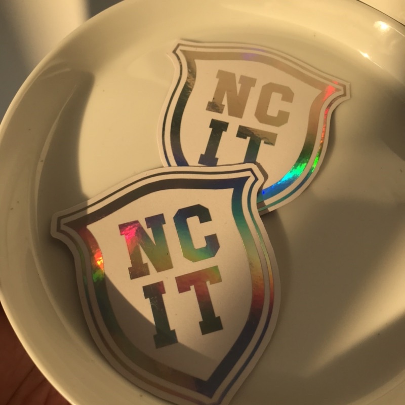 NCIT 127 UNIVERSITY HOLOGRAM STICKER