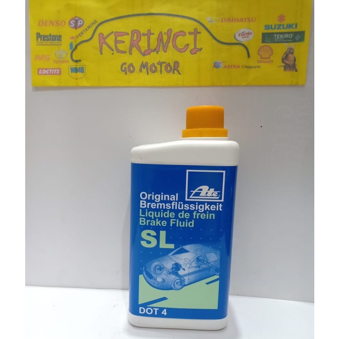 ORIGINAL BRAKE FLUID ATE SL DOT 4 1L - MINYAK REM SL ATE DOT 4