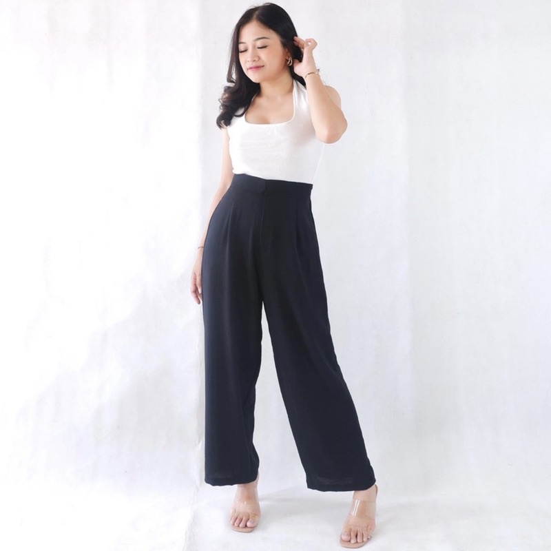 Kulot High Waist Bahan Anti Lecek Airflow Hw