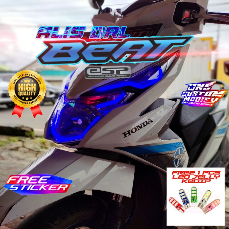 LAMPU ALIS DRL BONUS LED JELLY BEAT ESP DIGITAL SENJA VARIASI