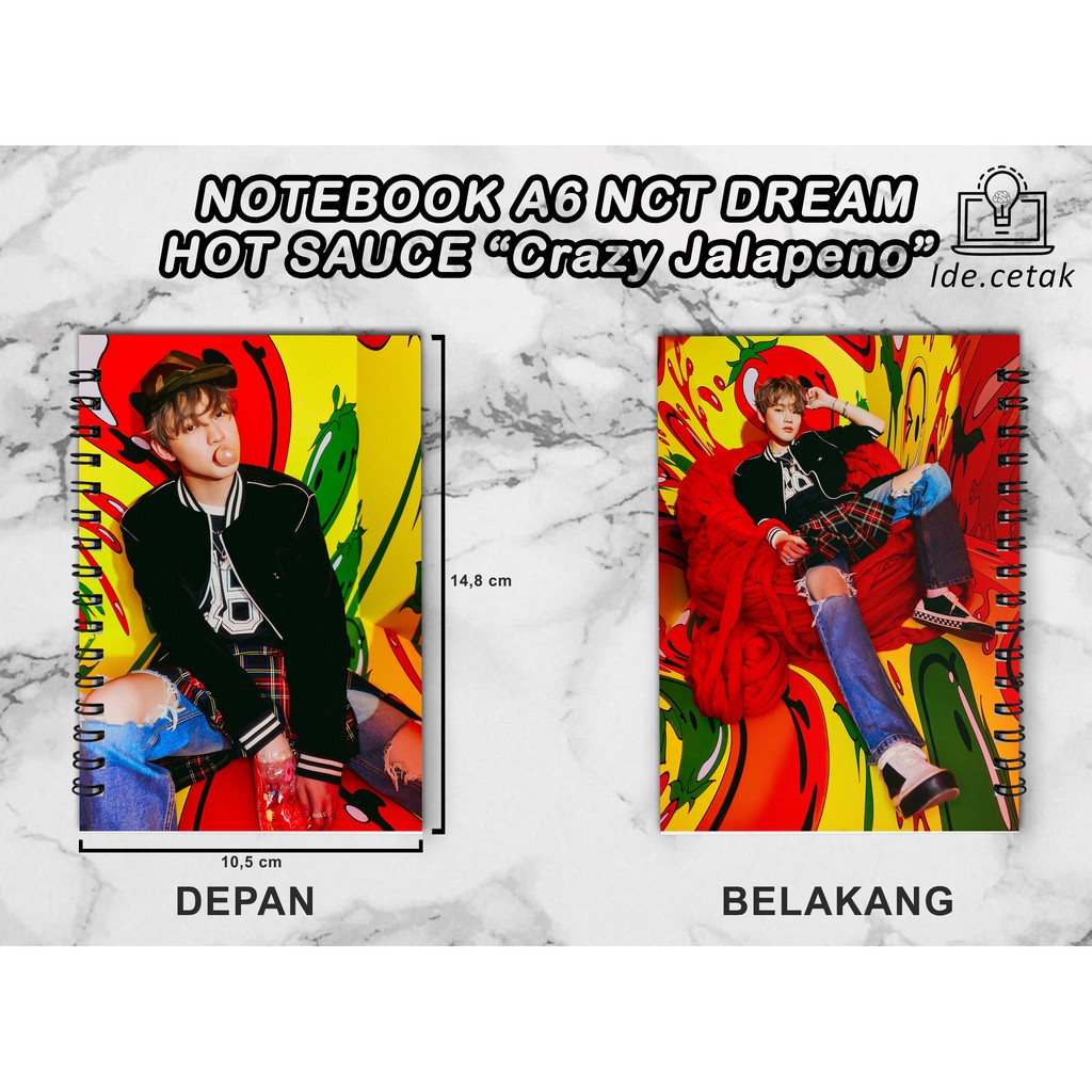 

Notebook NCT DREAM A6 Unofficial / Buku Catatan A6 / Notes Kpop Murah Isi 50 Lembar BACA DESKRIPSI