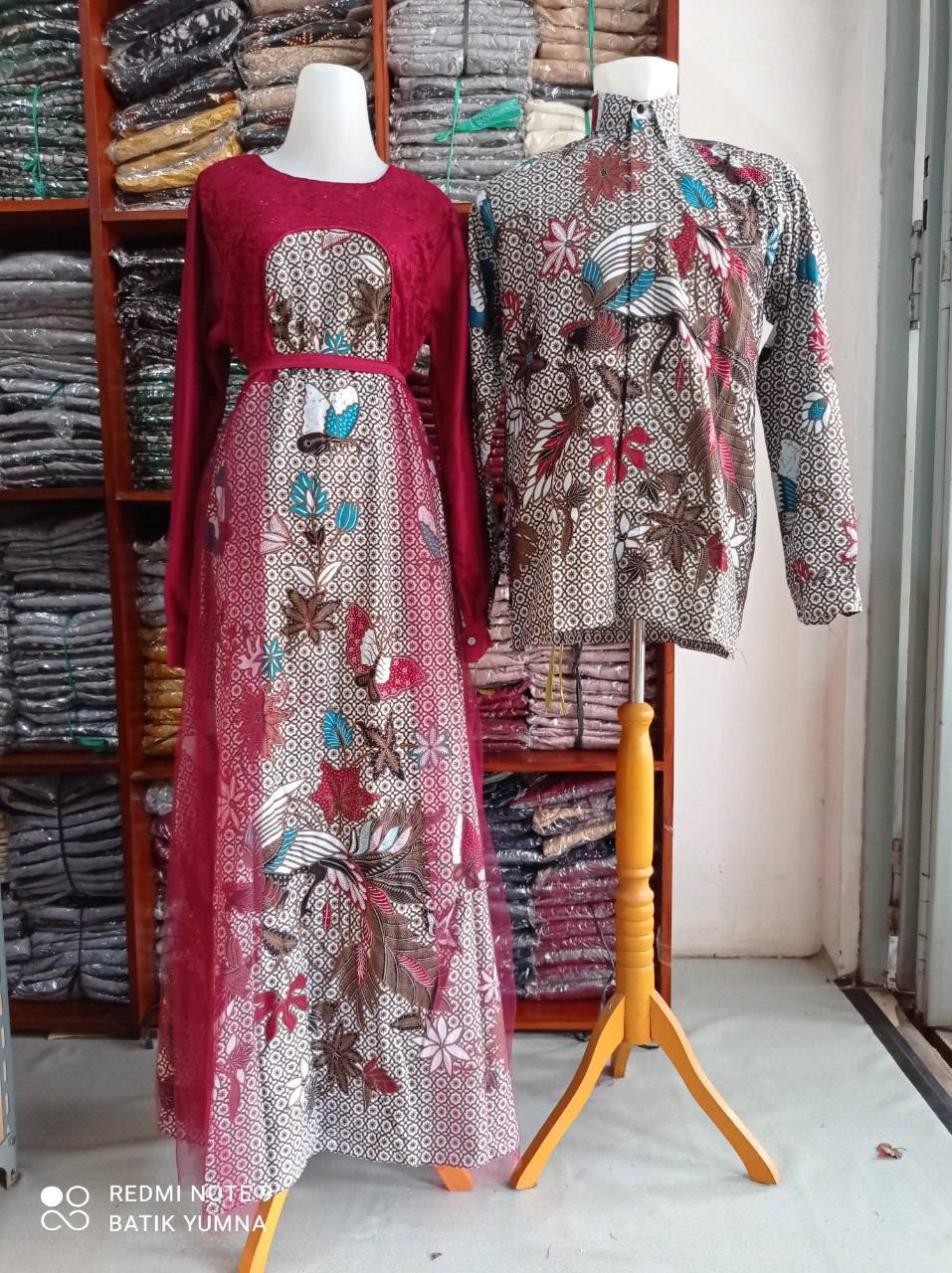 Batik Couple • Gamis Batik Couple Premium High Quality • Gamis Brukat
