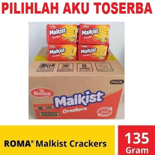 

BISKUIT ROMA MALKIST CRACKERS 135 GR - 1 KARDUS ISI 30