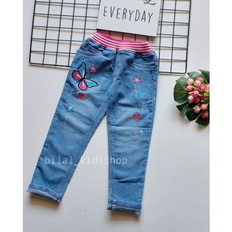 CELANA JEANS PANJANG ANAK PEREMPUAN 1-12TH