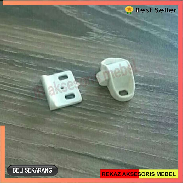 CATCHES PLASTIK PUTIH / JEPIT UDANG TIC TAC / KUNCI PINTU LEMARI