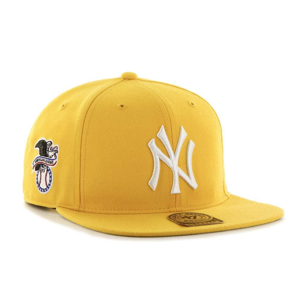ORIGINAL NEW YORK SURE SHOT '47 CAPTAIN YELLOW SNAPBACK