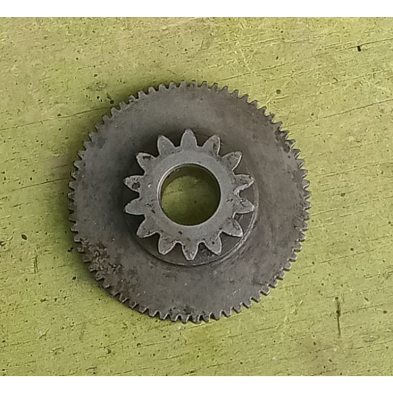 Gigi gear ger double dobel stater penghantar dinamo starter suzuki shogun 110 shogun kebo