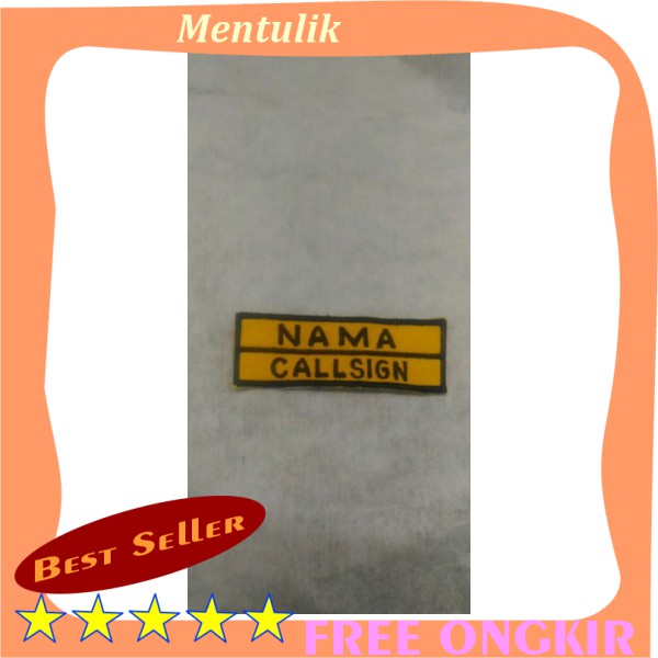 

HOT PROMO !!! Papan nama rapi bordir