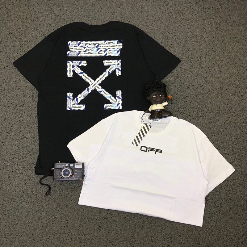 KAOS OFFWHITE OFF WHITE CABIN BAGGAGE CROSS DIAGONAL BACK PRINTED PREMIUM