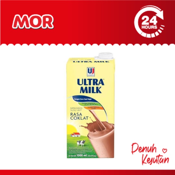 

ULTRA MILK Choco Susu UHT Ultra Jaya Cokelat Ktk 1 L