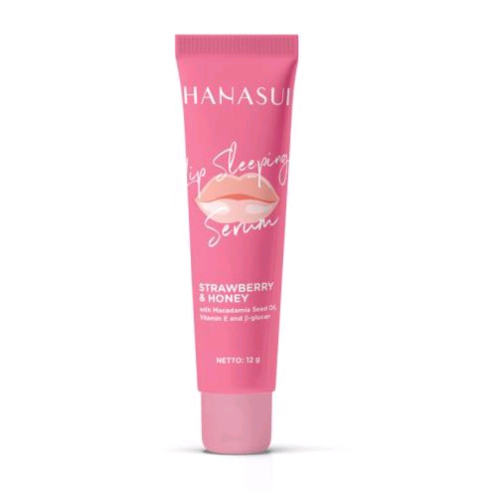 HANASUI LIP SLEEPING SERUM STRAWBERRY AND HONEY ~ 12gr