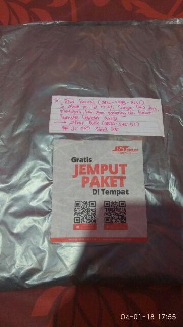 Batik Tunik Santika Black Jumbo