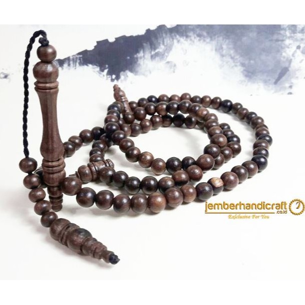 Tasbih Muslim Kalimosodo / Tasbih Kalimasada / Tasbih Kayu Bertuah