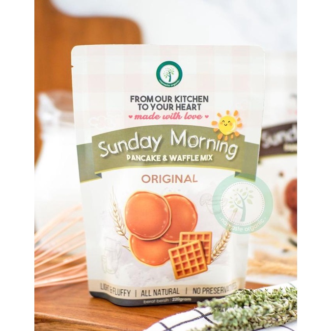 

SUNDAY MORNING PANCAKE AND WAFFLE MIX - ORIGINAL 220GR