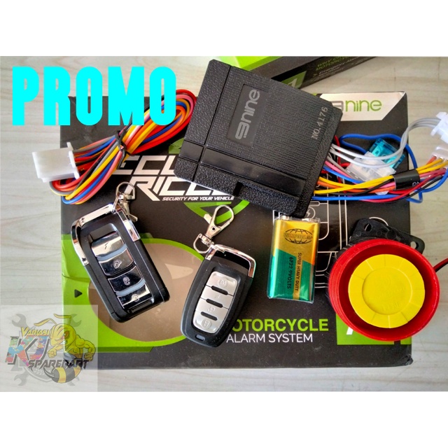 ALARM MOTOR ANTI MALING | SISTEM REMOTE 9NINE