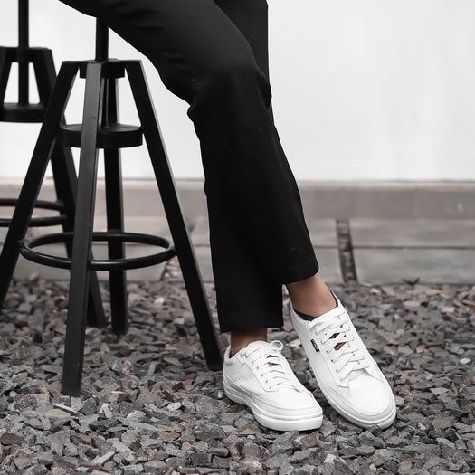 JOSE FULL WHITE |ManNeedMe x ARF| Sepatu Sneakers Pria Casual Shoes ORIGINAL