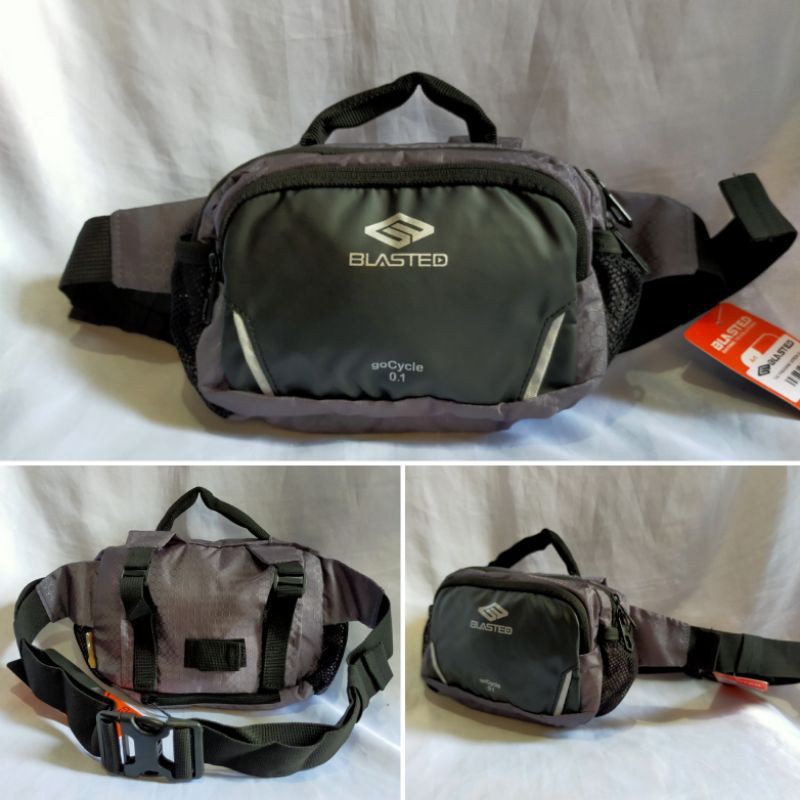 Tas pinggang stang sepeda - waist bag - bicycle bag - Blasted 44BL56 Original free rain cover