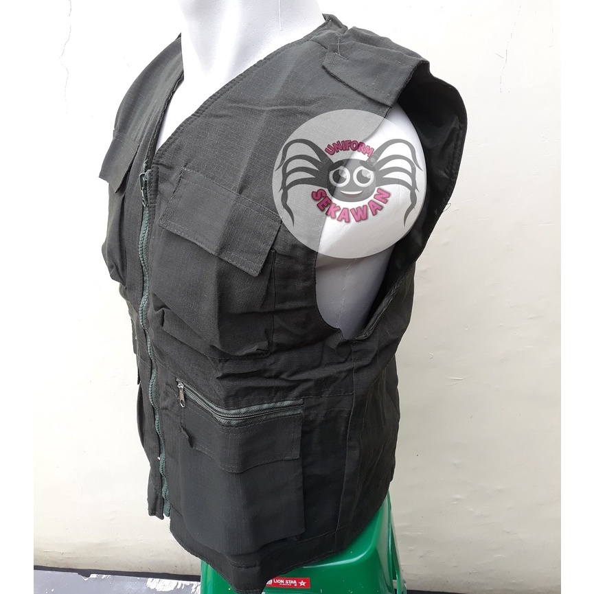 Rompi Tactical Lapangan Outdoor Rompi Satgas Hijau Army