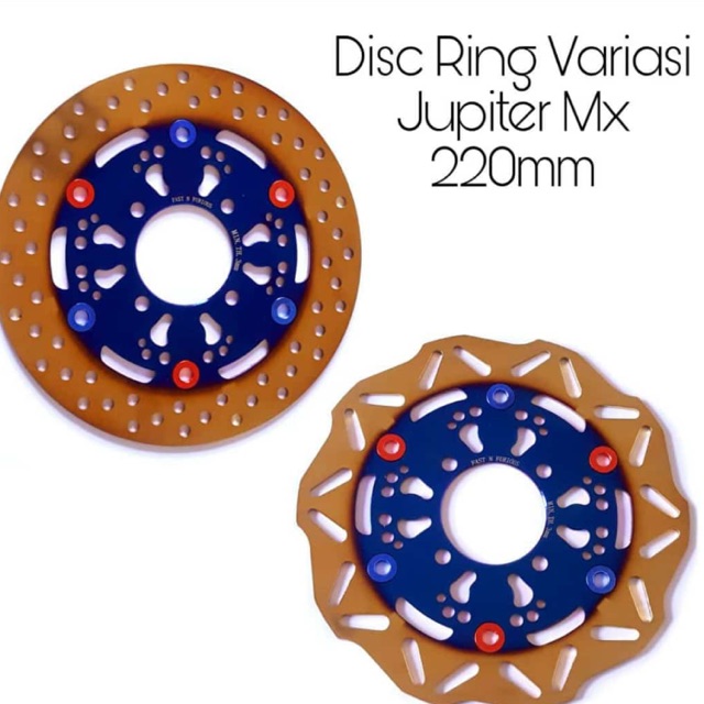 Piringan cakram depan twotone 220mm jup mx beat