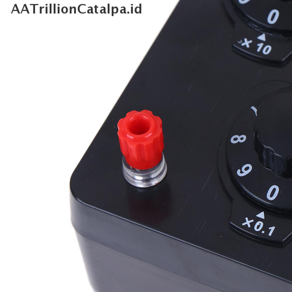 (AATrillionCatalpa) Resistor 0-9999.9 Ohm Variabel Dengan Kotak Penyimpanan