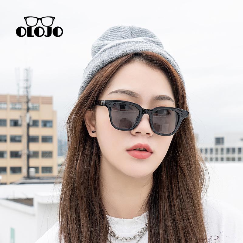 【COD】Korean Fashion Gaya Candy Color Square Kacamata Anti UV400 Anti Radiasi Sunglasses