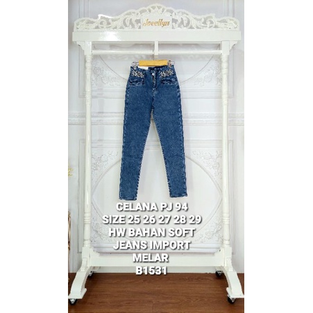 CELANA JEANS HW IMPORT PREMIUM B1531