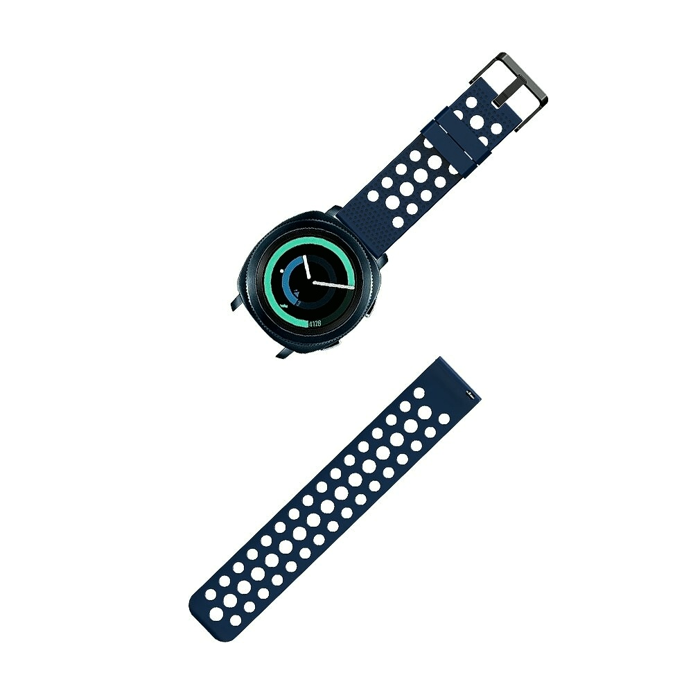Strap Samsung Gear Sport - Tali Jam Replacement Perforated Design Silicone Strap