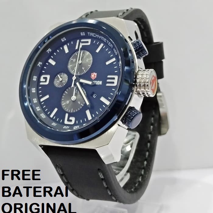 JAM TANGAN PRIA EXPEDITION E 6356 LEATHER ORIGINAL GARANSI RESMI 1 TAHUN