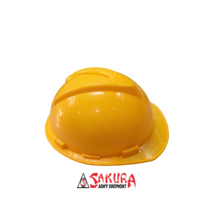 Helm Proyek Safety Putih Kuning Oren Merk V.E