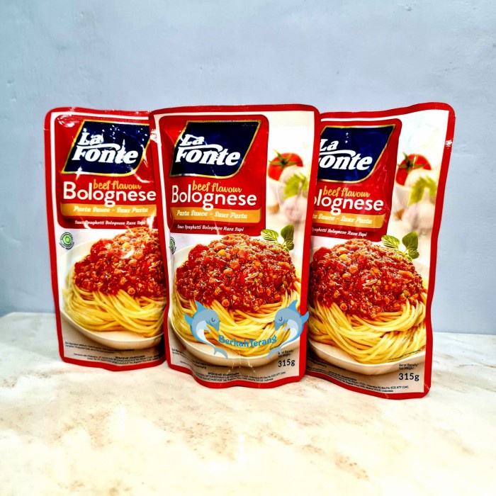 

pasta-aneka- la fonte bolognese 315 gr / saus pasta / saos -aneka-pasta.