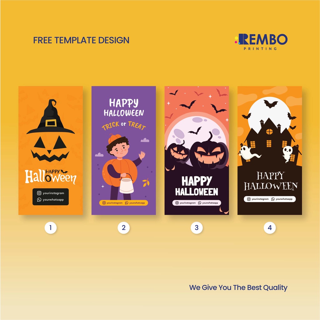 Hang Tag Baju Edisi Halloween - Label Baju - Cetak Hangtag Baju - Label Merek - Hang Tag custom Halloween Trick or Treat