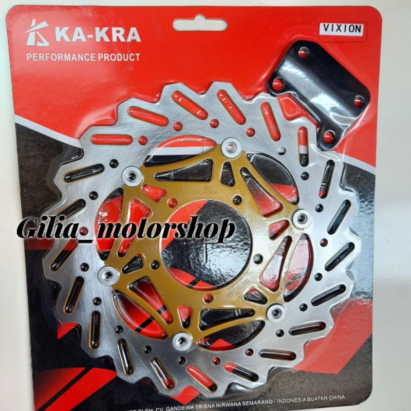 Piringan cakram depan lebar model gerigi 300mm motor yamaha vixion old dan vixion Piringan Disc