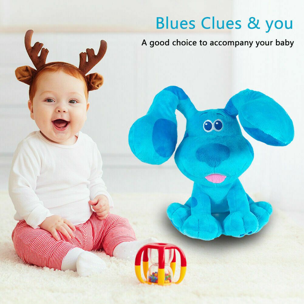 Mainan Boneka Blues Clues &amp;amp; You 7.8&amp;quot; Plush Stuffed Puppy Animal Soft Dog Toy Christmas Gift