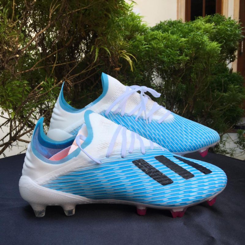 sepatu bola adidas X 19.1 bright cyan FG