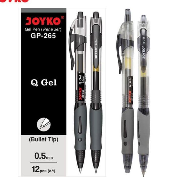 

NEW !!! 1.1 Pulpen Gell Joyko Gp - 265 / Q - gell / (12pcs) [KODE 09]