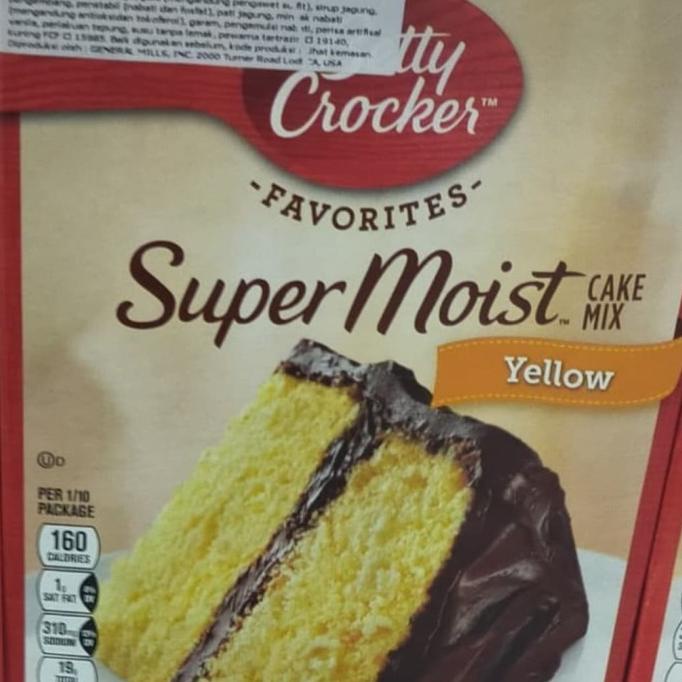 

betty crocker super moist yellow 432gr