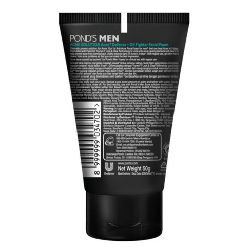 Ponds Men Acne Solution Facial Foam