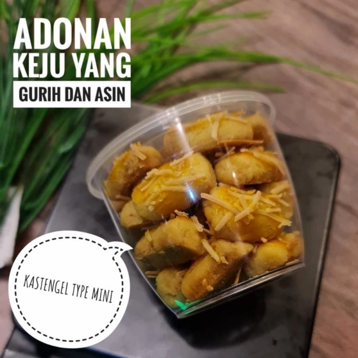 

PROMO DISKON KUE KERING KASTENGEL TYPE MINI -+110gr