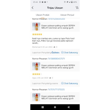 ESSEN IKAN MAS DOMINAN SEREH MELATI