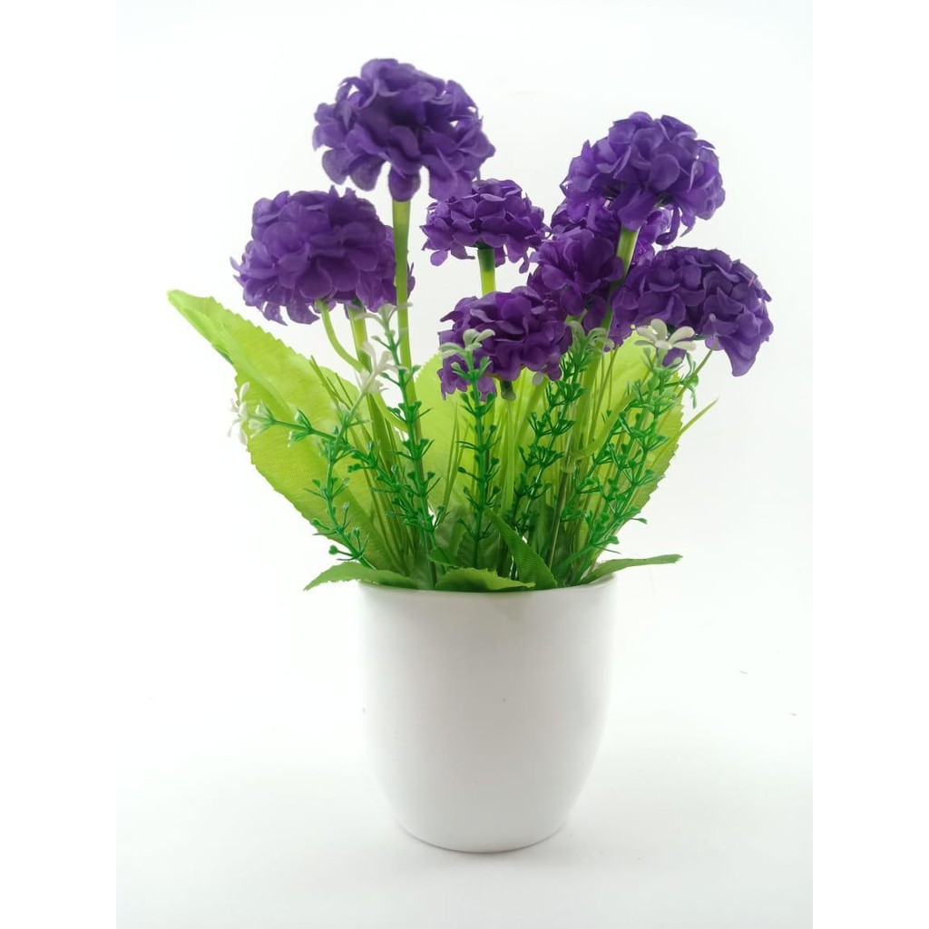 COD BUNGA PLASTIK BUNGA PAJANGAN IMITASI BUNGA ARTIFISIAL BUNGA DANDELION TANAMAN HIAS BR2210-UNGU