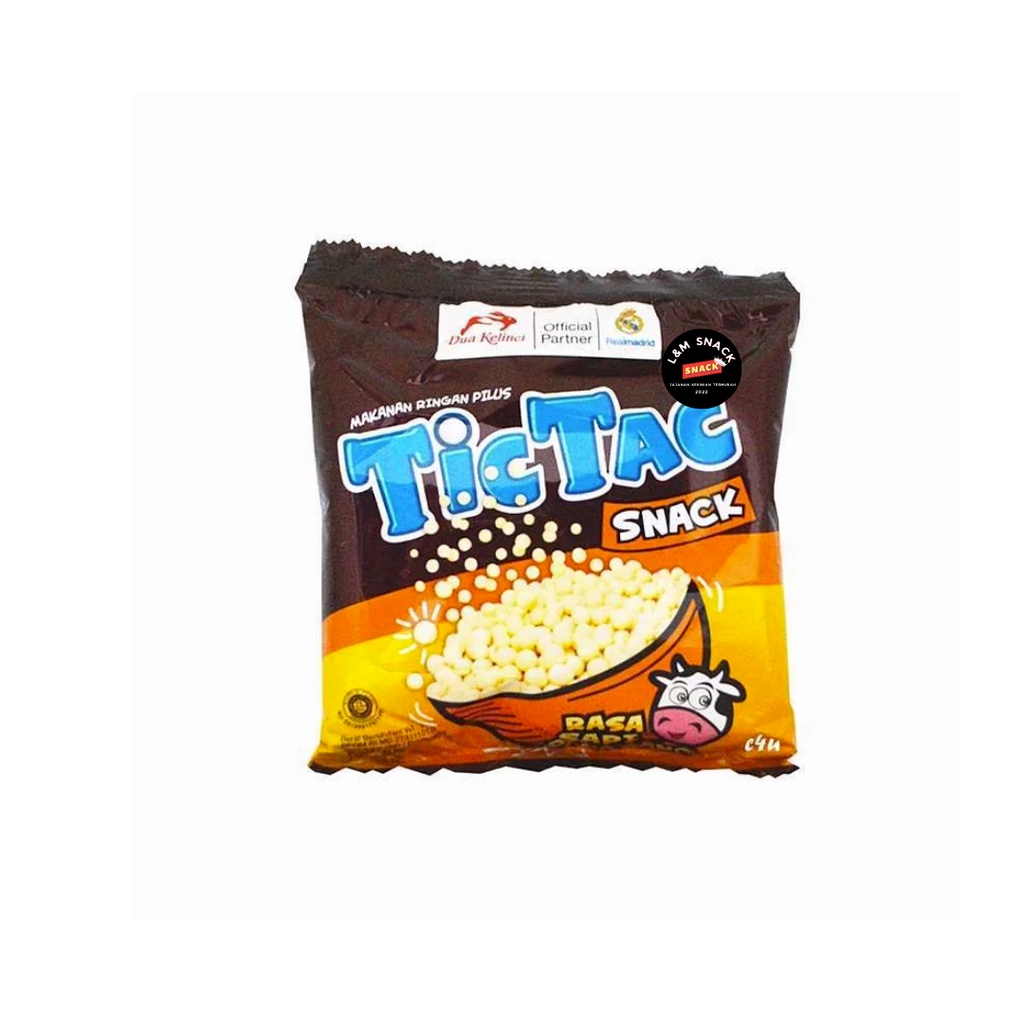 TicTac Kacang Pilus Rasa Sapi Panggang 1 Pack Isi 10 pcs