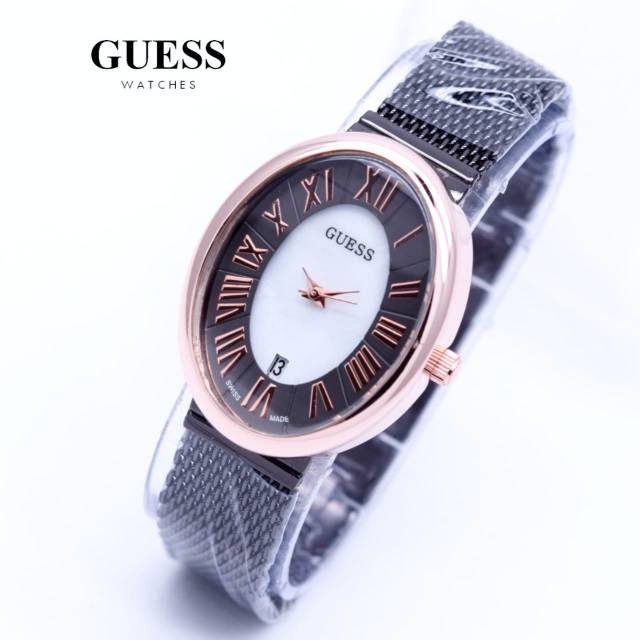 Jam tangan Guess tali pasir fashion cewe
